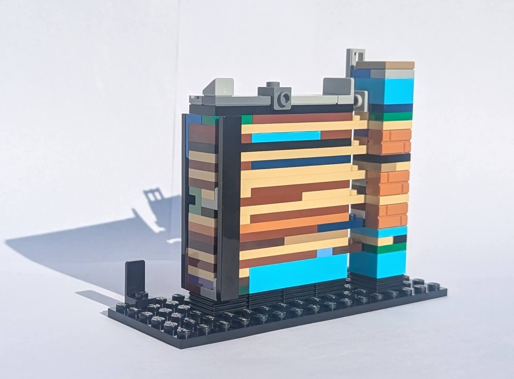 Balfron Tower LEGO prototype - east aspect